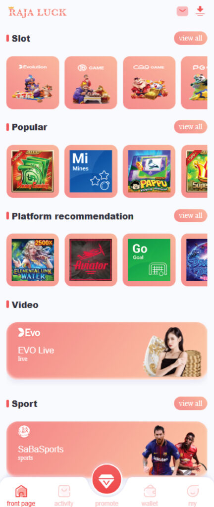 Popular Games to Explore on Raja Luck